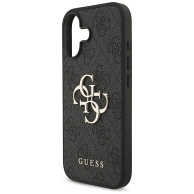 iPhone 17 Guess 4G Big Logo dėklas – juodas 5