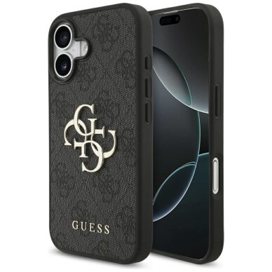 iPhone 17 Guess 4G Big Logo dėklas – juodas iPhone 17 Guess 4G Big Logo dėklas – juodas