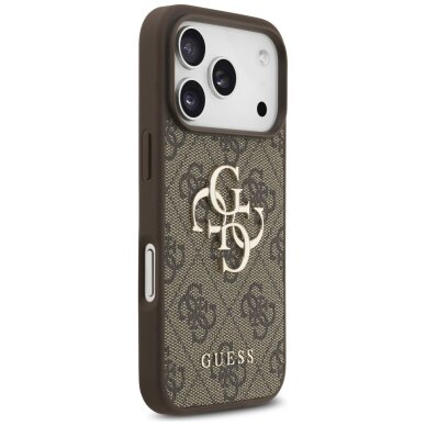 iPhone 17 Pro dėklas Guess 4G Big Logo – rudas 3 iPhone 17 Pro dėklas Guess 4G Big Logo – rudas 3