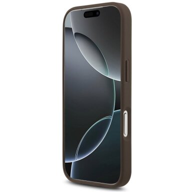 iPhone 17 Pro dėklas Guess 4G Big Logo – rudas 4 iPhone 17 Pro dėklas Guess 4G Big Logo – rudas 4