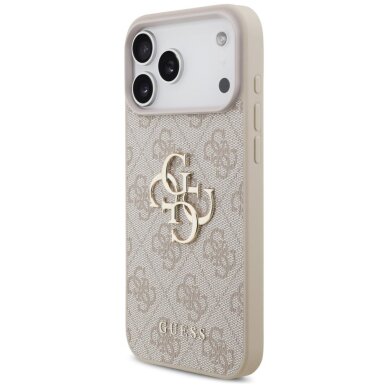 iPhone 17 Pro Max dėklas Guess 4G Big Logo – rožinis 1 iPhone 17 Pro Max dėklas Guess 4G Big Logo – rožinis 1