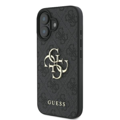 iPhone 16 – Guess 4G Big Logo dėklas - Juodas 1