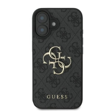 iPhone 16 – Guess 4G Big Logo dėklas - Juodas 2