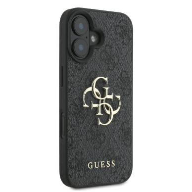 iPhone 16 – Guess 4G Big Logo dėklas - Juodas 3