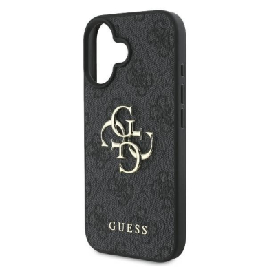 iPhone 16 – Guess 4G Big Logo dėklas - Juodas 5