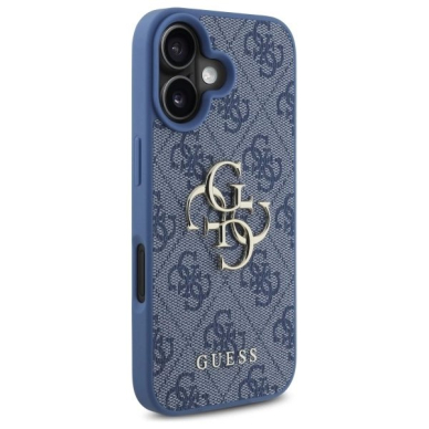 iPhone 16 – Guess 4G Big Logo dėklas - Mėlynas 3