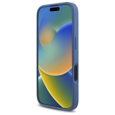 iPhone 16 – Guess 4G Big Logo dėklas - Mėlynas 4