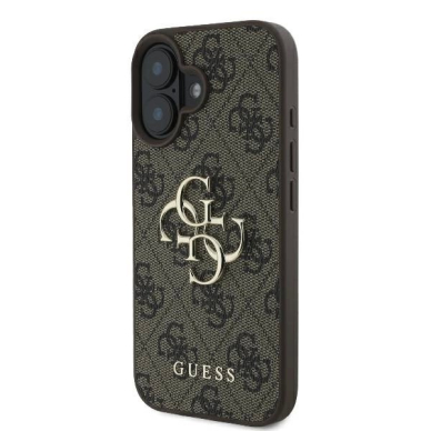 iPhone 16 – Guess 4G Big Logo dėklas - Rudas 1