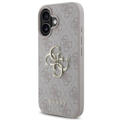 iPhone 16 Plus – Guess 4G Big Logo Case - Rožinis 1