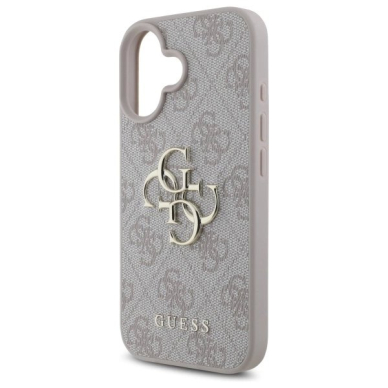 iPhone 16 Plus – Guess 4G Big Logo Case - Rožinis 5