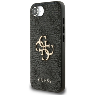 Guess 4G Big Logo iPhone 16e Dėklas - Juodas 1