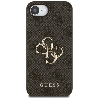 Guess 4G Big Logo iPhone 16e Dėklas - Juodas 2 Guess 4G Big Logo iPhone 16e Dėklas - Juodas 2