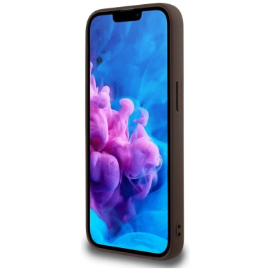 Guess 4G Big Logo iPhone 16e Dėklas - Rudas 4