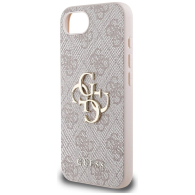 Guess 4G Big Logo iPhone 16e Dėklas - Rožinis 5