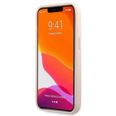 Guess 4G Big Metal Logo Dėklas skirtas iPhone 13 Pro / 13 6.1&quot; - Rožinis 4