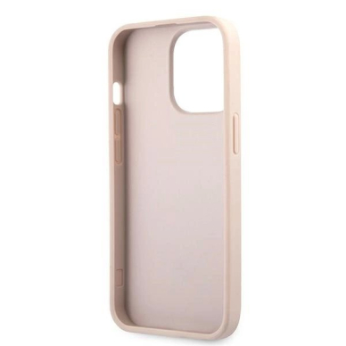 Guess 4G Big Metal Logo Dėklas skirtas iPhone 13 Pro / 13 6.1&quot; - Rožinis 6