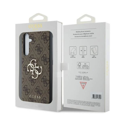 Dėklas Guess 4G Big Metal Logo Samsung Galaxy A35 - Rudas 7 Dėklas Guess 4G Big Metal Logo Samsung Galaxy A35 - Rudas 7