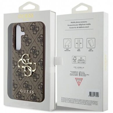 Guess 4G Big Metal Logo Dėklas Samsung Galaxy A55 - Rudas 7 Guess 4G Big Metal Logo Dėklas Samsung Galaxy A55 - Rudas 7