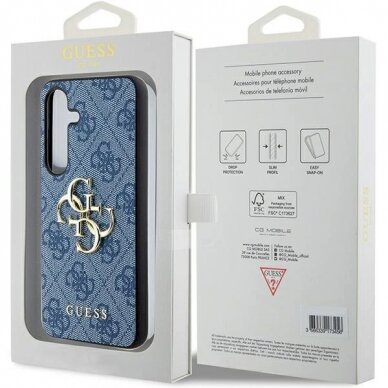Originalus Guess dėklas 4G Big Metal LogoSamsung Galaxy S24+ - Mėlynas 7 Originalus Guess dėklas 4G Big Metal LogoSamsung Galaxy S24+ - Mėlynas 7