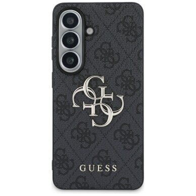 Samsung Galaxy S26 Guess 4G Big Metal Logo dėklas – juodas 2 Samsung Galaxy S26 Guess 4G Big Metal Logo dėklas – juodas 2
