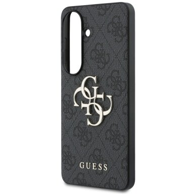 Samsung Galaxy S26 Guess 4G Big Metal Logo dėklas – juodas 5 Samsung Galaxy S26 Guess 4G Big Metal Logo dėklas – juodas 5