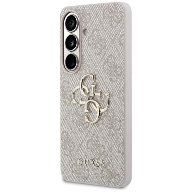 Samsung Galaxy S26 Guess 4G Big Metal Logo dėklas – rožinis 1