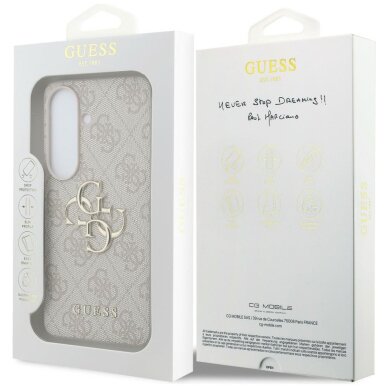 Samsung Galaxy S26 Guess 4G Big Metal Logo dėklas – rožinis 7
