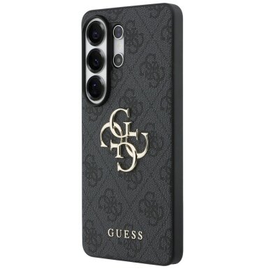 Samsung Galaxy S26 Ultra Guess 4G Big Metal Logo dėklas – juodas 1