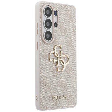 Samsung Galaxy S26 Ultra Guess 4G Big Metal Logo dėklas – rožinis 3
