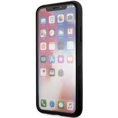 Guess 4G Big Metal Logo iPhone X/XS Dėklas - Pilkas 4