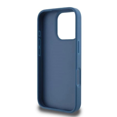 iPhone 16 Pro Max Guess 4G Bottom Stripe dėklas - mėlynas 3