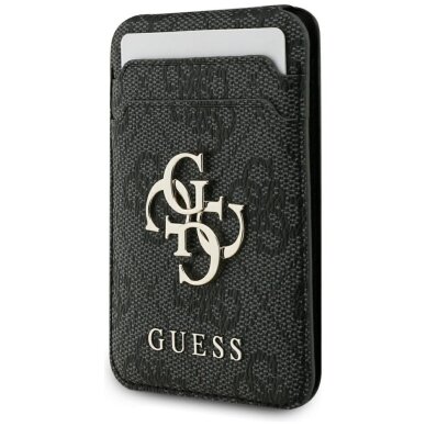iPhone 17 Pro Guess 4G MagSafe Wallet dėklas – juodas 9 iPhone 17 Pro Guess 4G MagSafe Wallet dėklas – juodas 9