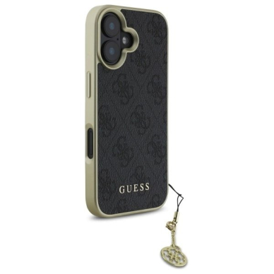 Dėklas Guess 4G Charms Collection iPhone 16 - Juodas 3 Dėklas Guess 4G Charms Collection iPhone 16 - Juodas 3