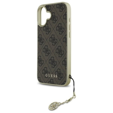 Dėklas Guess 4G Charms Collection iPhone 16 - Rudas 5 Dėklas Guess 4G Charms Collection iPhone 16 - Rudas 5