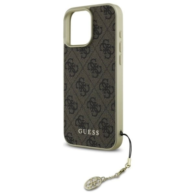 Dėklas Guess 4G Charms Collection iPhone 16 Pro - Rudas 5 Dėklas Guess 4G Charms Collection iPhone 16 Pro - Rudas 5