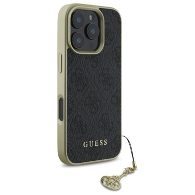 Dėklas Guess 4G Charms Collection iPhone 16 Pro Max - Juodas 3 Dėklas Guess 4G Charms Collection iPhone 16 Pro Max - Juodas 3