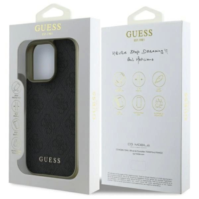 Dėklas Guess 4G Charms Collection iPhone 16 Pro Max - Juodas 7 Dėklas Guess 4G Charms Collection iPhone 16 Pro Max - Juodas 7