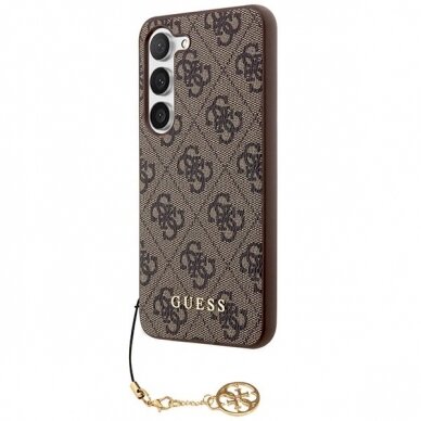 Guess 4G Charms Collection Dėklas Samsung Galaxy A55 - Rudas 1