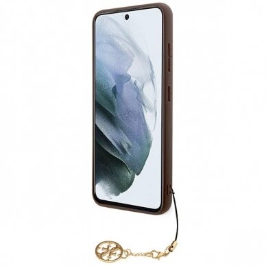 Guess 4G Charms Collection Dėklas Samsung Galaxy A55 - Rudas 4 Guess 4G Charms Collection Dėklas Samsung Galaxy A55 - Rudas 4
