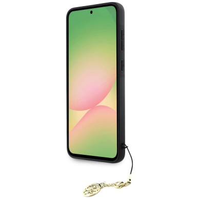 Guess 4G Charms Collection Dėklas skirtas Samsung Galaxy A56 - Juodas 3
