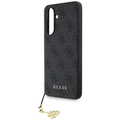 Guess 4G Charms Collection Dėklas skirtas Samsung Galaxy A56 - Juodas 4