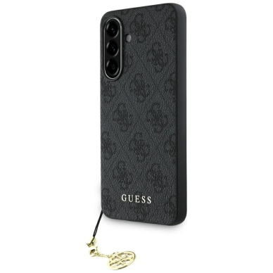 Guess 4G Charms Collection Dėklas skirtas Samsung Galaxy A56 - Juodas