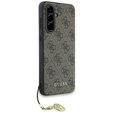 Guess 4G Charms Collection Dėklas skirtas Samsung Galaxy A56 - Rudas 2