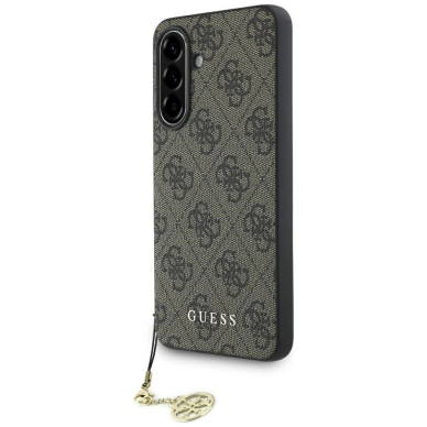 Guess 4G Charms Collection Dėklas skirtas Samsung Galaxy A56 - Rudas