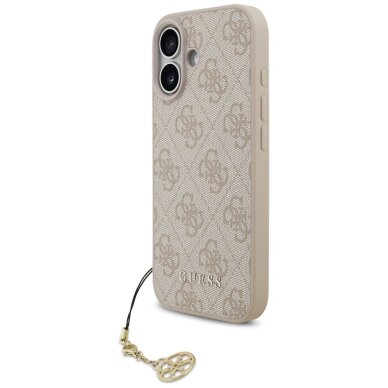 iPhone 17 Guess 4G Charms Collection dėklas su MagSafe – rožinis 2