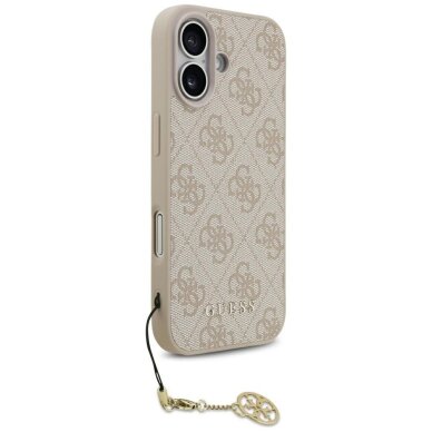 iPhone 17 Guess 4G Charms Collection dėklas su MagSafe – rožinis iPhone 17 Guess 4G Charms Collection dėklas su MagSafe – rožinis