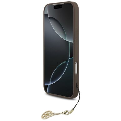 iPhone 17 Pro Max dėklas Guess 4G Charms Collection, MagSafe – rudas 3 iPhone 17 Pro Max dėklas Guess 4G Charms Collection, MagSafe – rudas 3