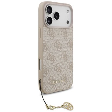 iPhone 17 Pro Max Guess 4G Charms Collection dėklas su MagSafe – rožinis 2