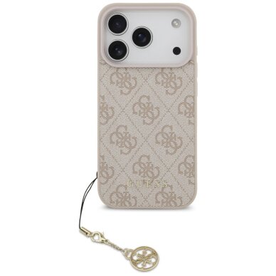 iPhone 17 Pro Guess 4G Charms Collection dėklas su MagSafe – rožinis 1 iPhone 17 Pro Guess 4G Charms Collection dėklas su MagSafe – rožinis 1