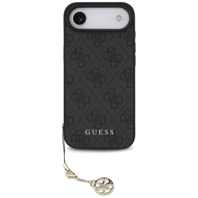 iPhone Air dėklas Guess 4G Charms Collection, MagSafe – juodas 1